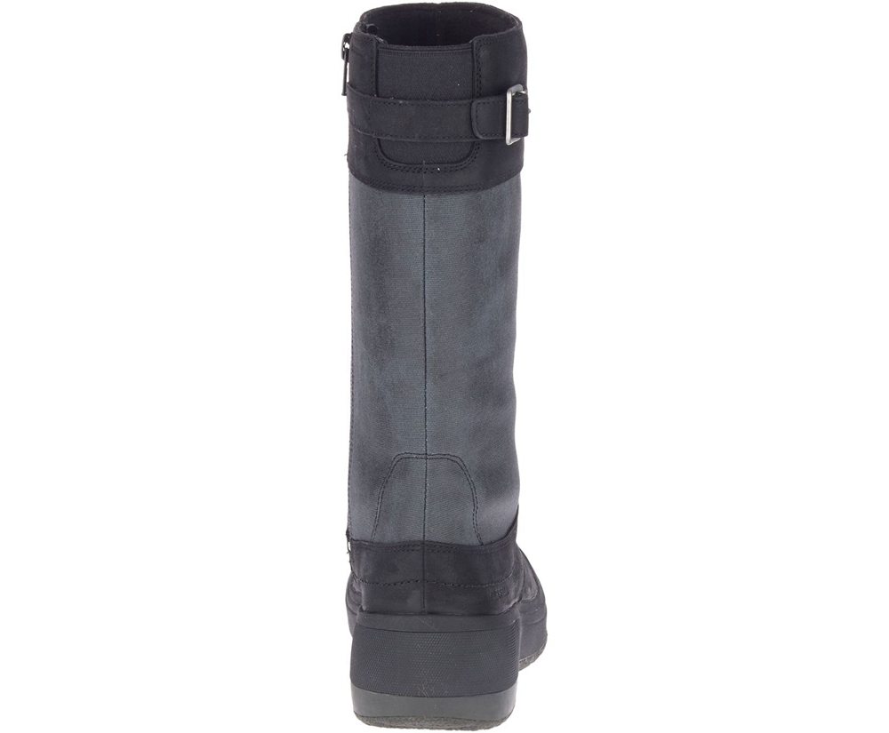 Merrell Støvler Dame - Haven Tall Buckle Waterproof - Sort - OMW418927